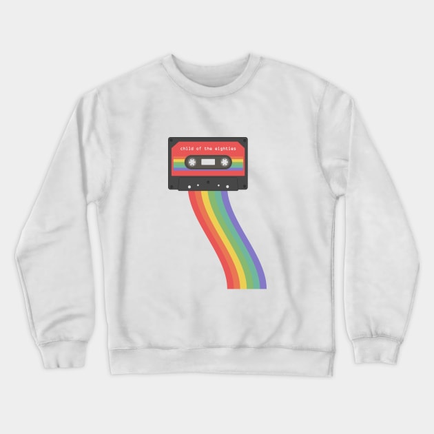 Child Of The Eighties Crewneck Sweatshirt by LjM